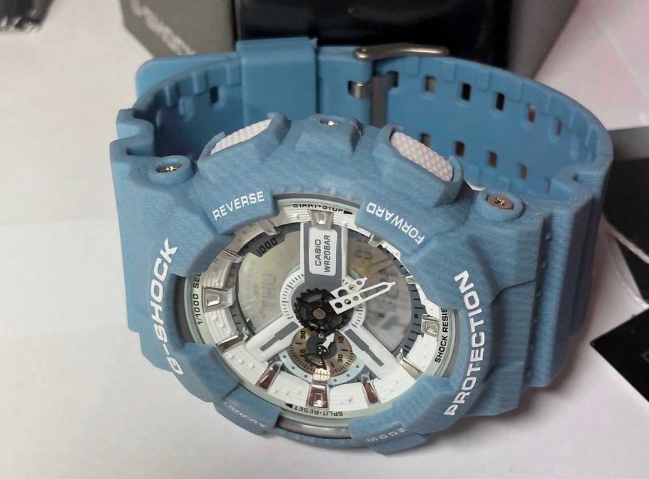 Ceas Sport Casio G-Shock GA-110 Denim Soft – Nou, Garanție 2 Ani