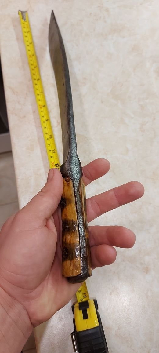 Стар автентичен нож ятаган/каракулак/яламия 47cm