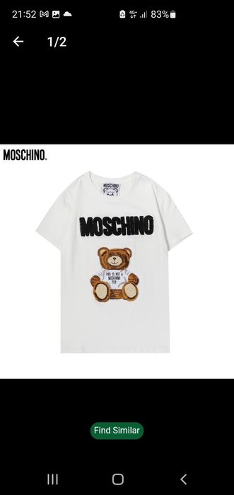 Vând tricou Moschino