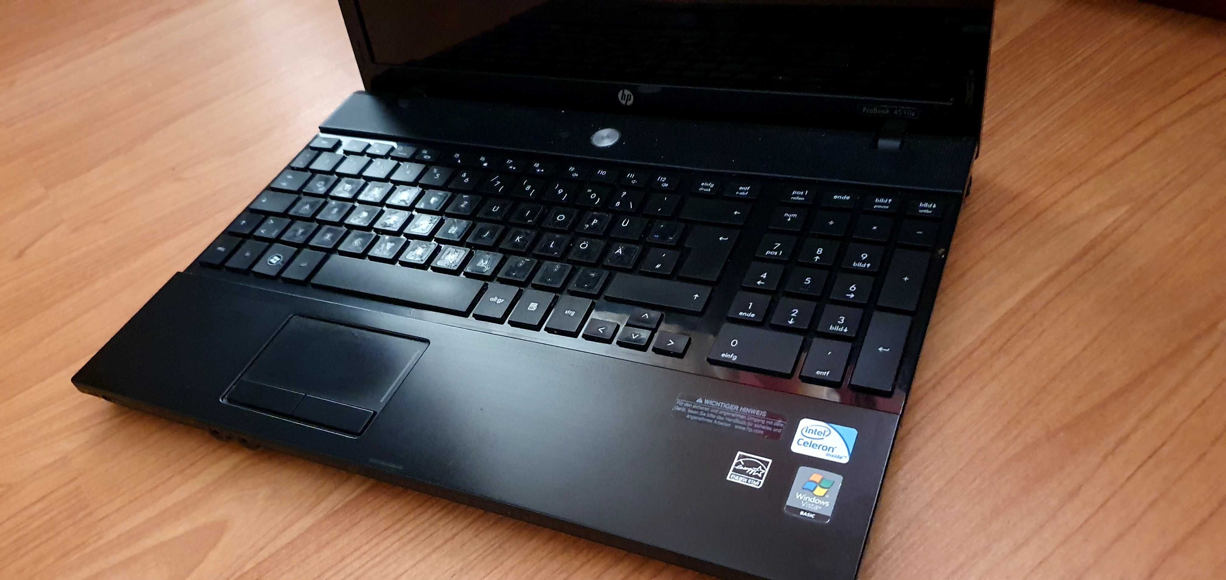 HP Probook 4510s лаптоп / ноутбук без зарядно / за сервиз нетестван