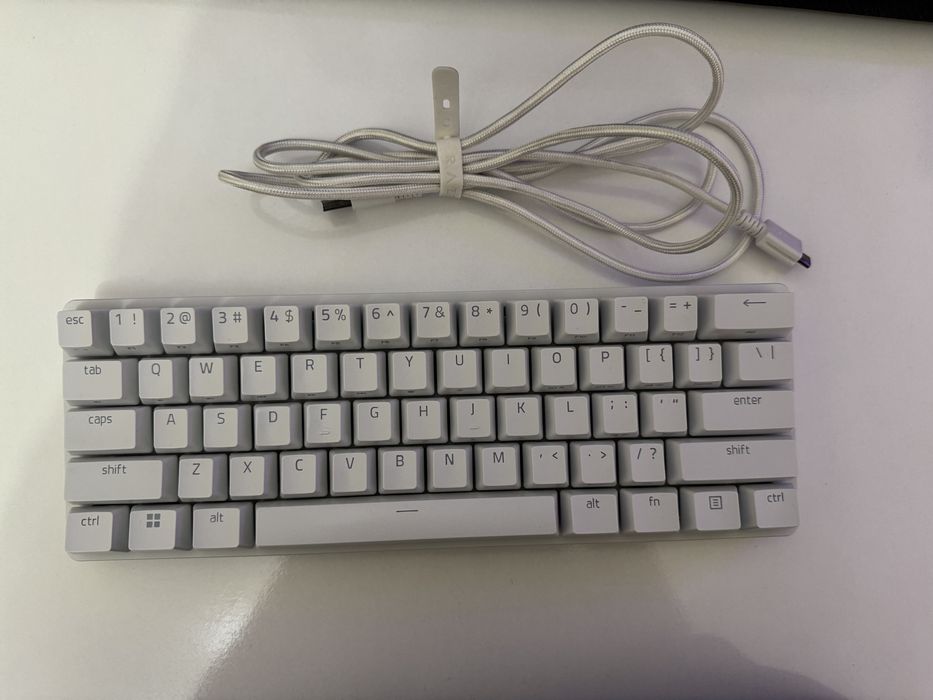 Механична клавиатура Razer- Huntsman Mini, Optical Red, Mercury