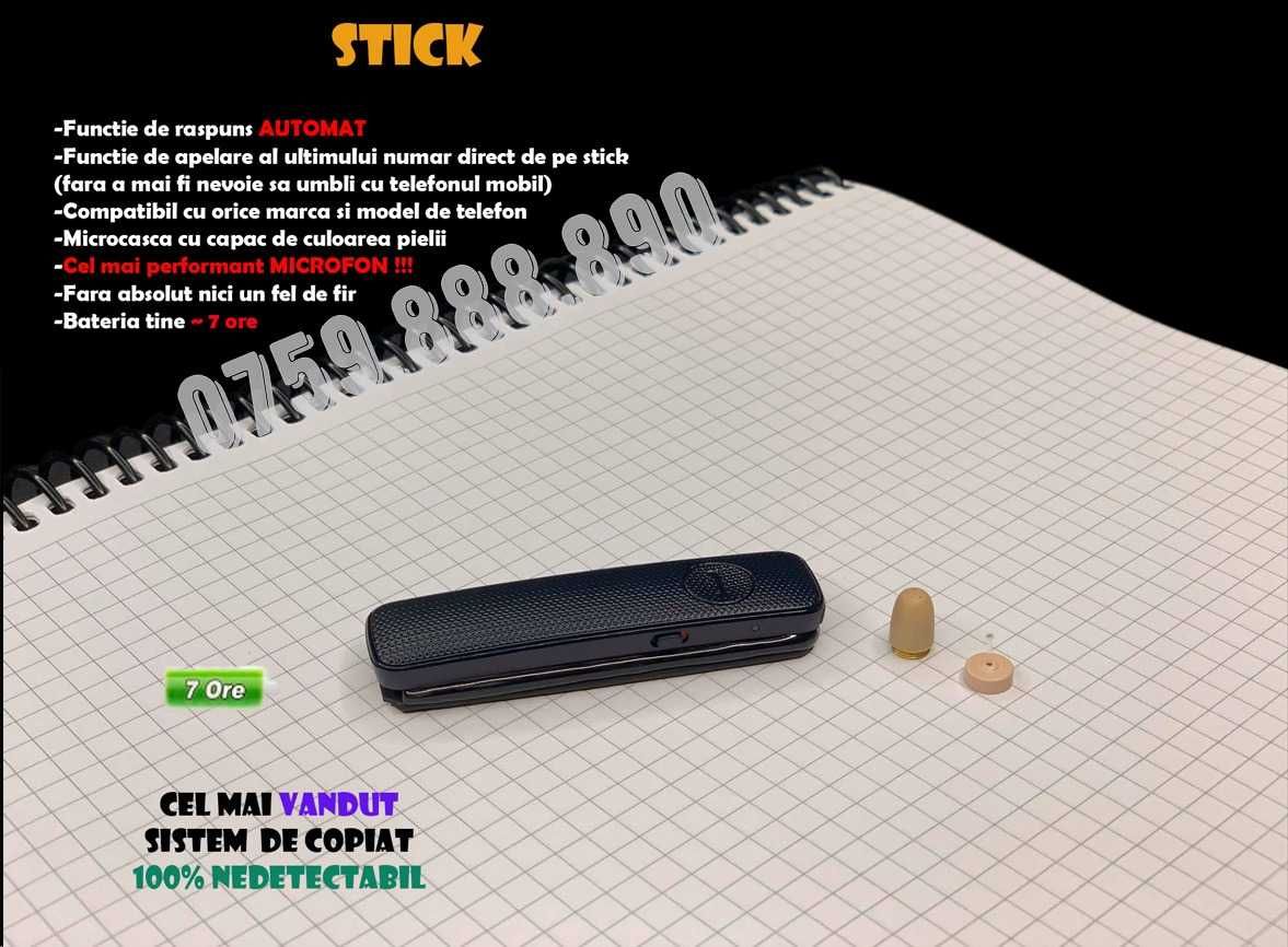 Stick bluetooth Microcasca Microfon sensibil - Casti de Copiat Examene