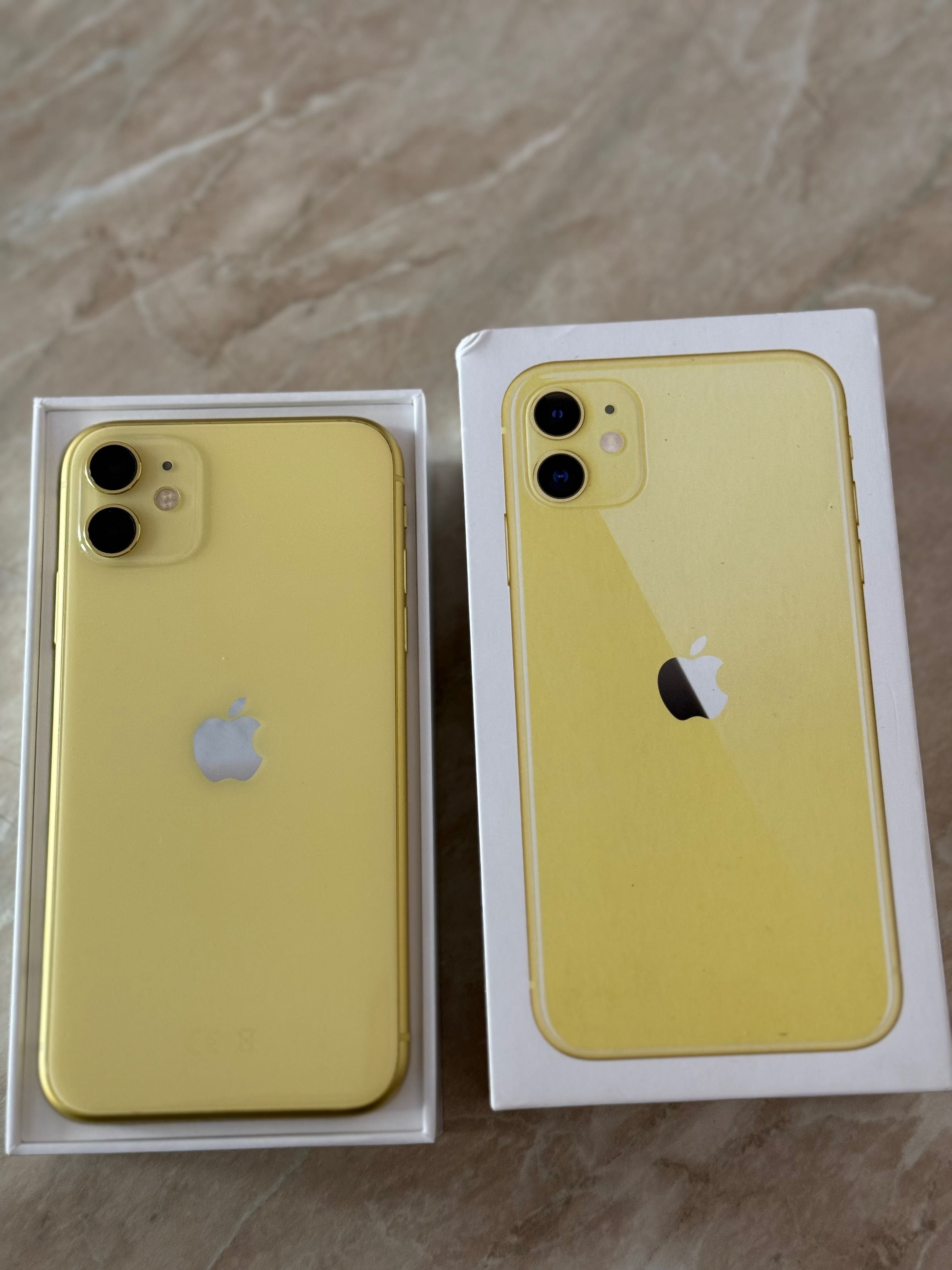 iPhone 11 жълт цвят