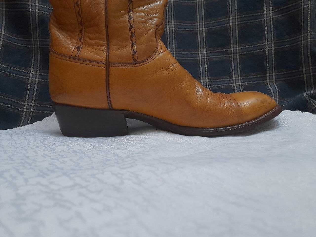 Американские винтажные ковбойские сапоги Lucchese 40 размер