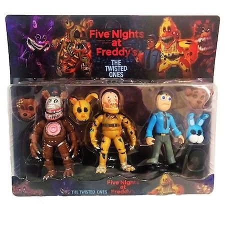 Комплект пластмасови играчки Five Nights at Freddy’s,3 фигури с маски
