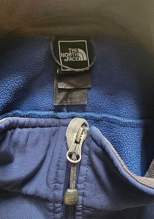 Jacheta outdoor The North Face Apex, albastra ,softshell, mărimea XL