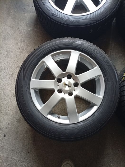 Jante aliaj Marca AUTEC , R17 , 5X120 , BMW X3, cu anvelope IARNĂ