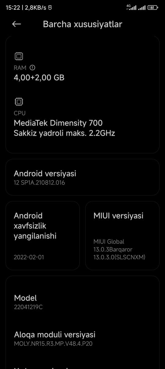 Redmi not 11E 5G