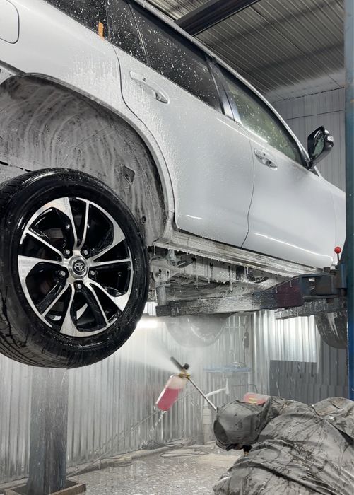 Мойка днища антикор рамы