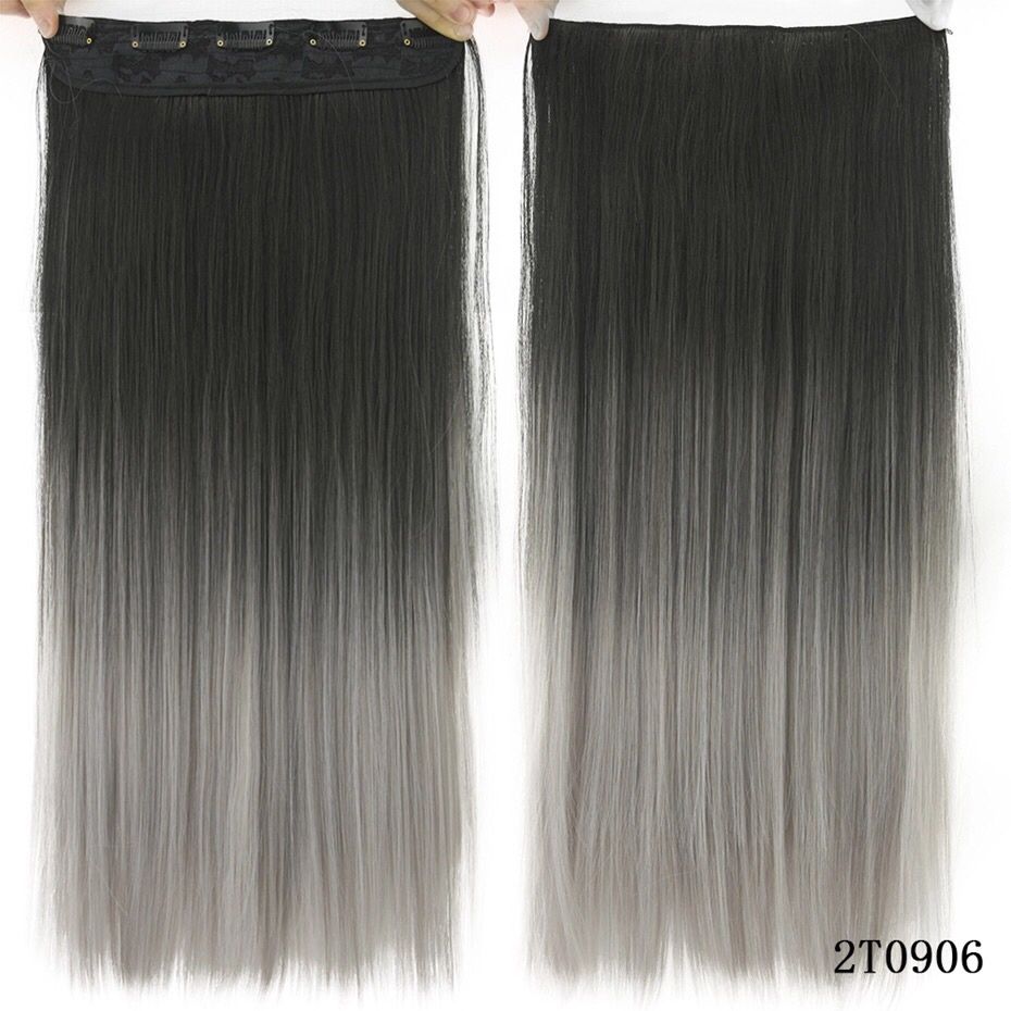 Extensie E12 Ombre Bruneta Blonda blond platinat Brunet gri