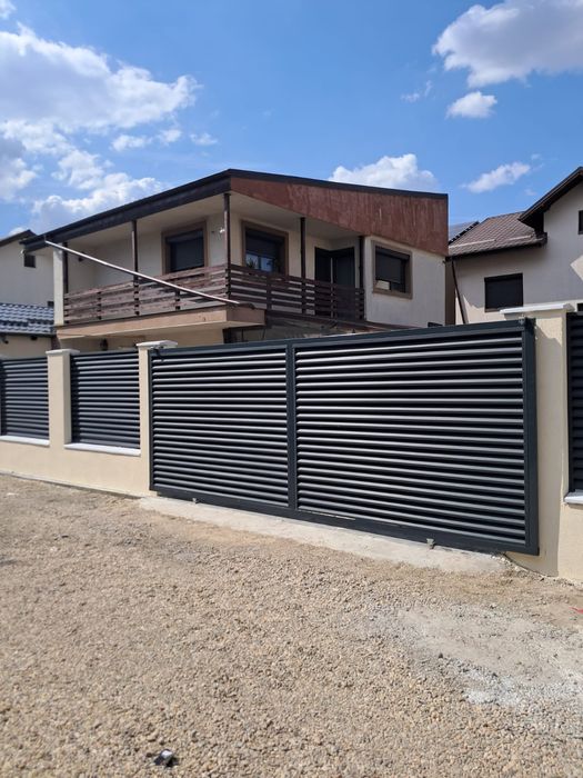 Construim garduri din panou jaluzele, sipca metalica, BCA tabla plasa