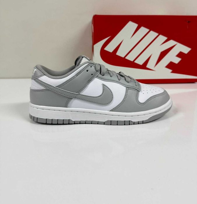 Nike Dunk Low White Light Smoke Grey