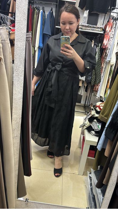 Платье черная бренд