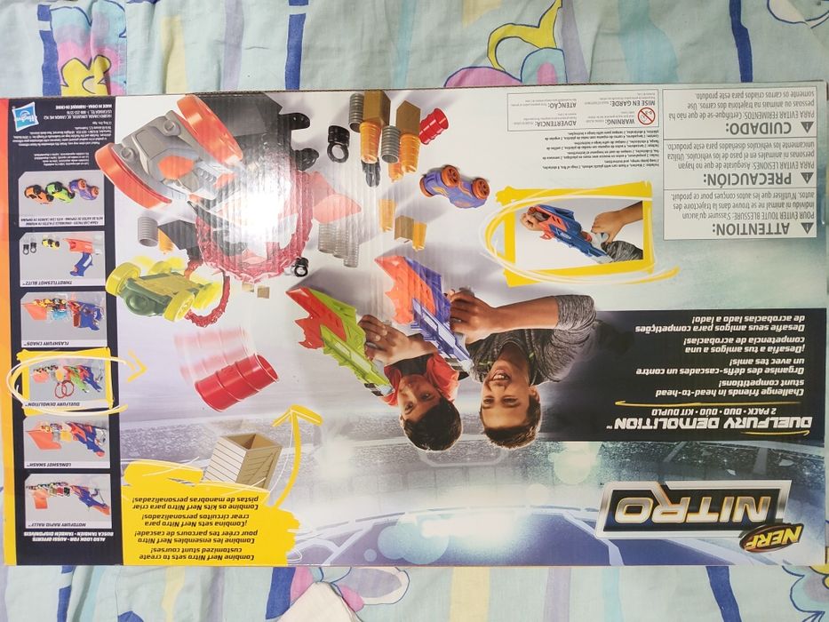 Set 2 lansatoare Nerf Nitro, Duelfury