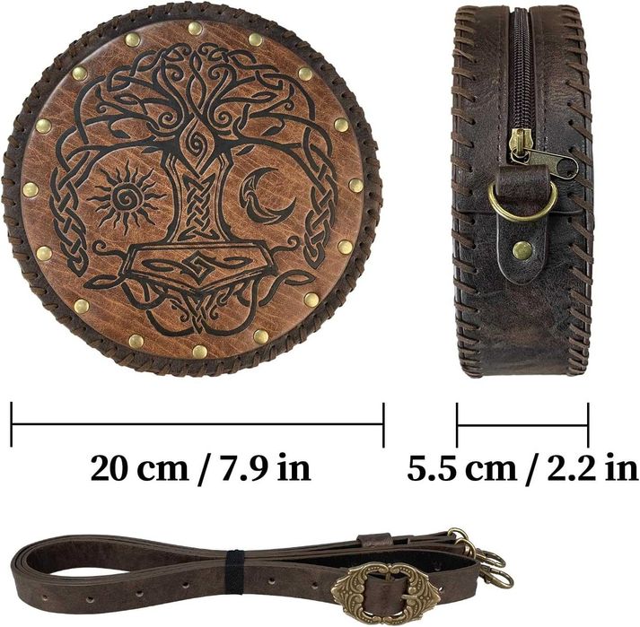 Викингска кръгла чанта
