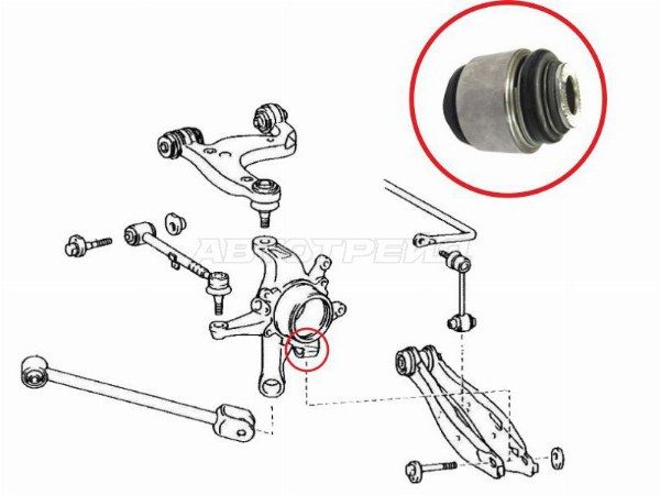 Сайлентблок Toyota Crown
