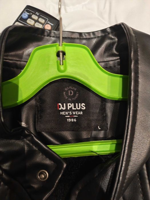 Черно мъжко кожено яке