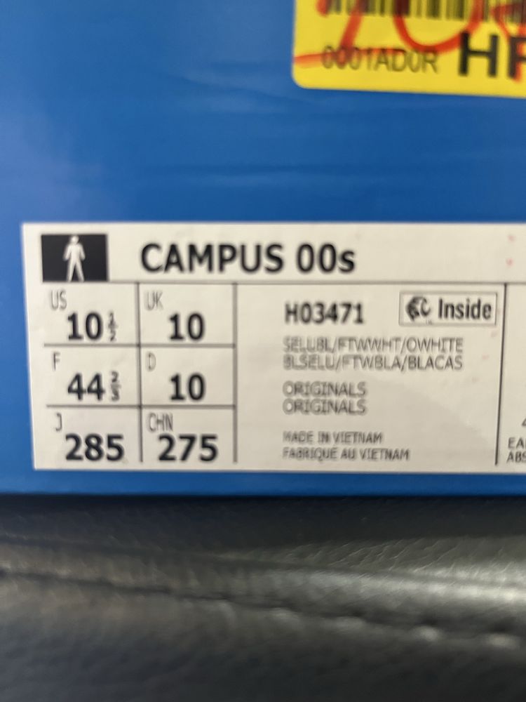Оригинални Adisas Campus 00s H03471 Син