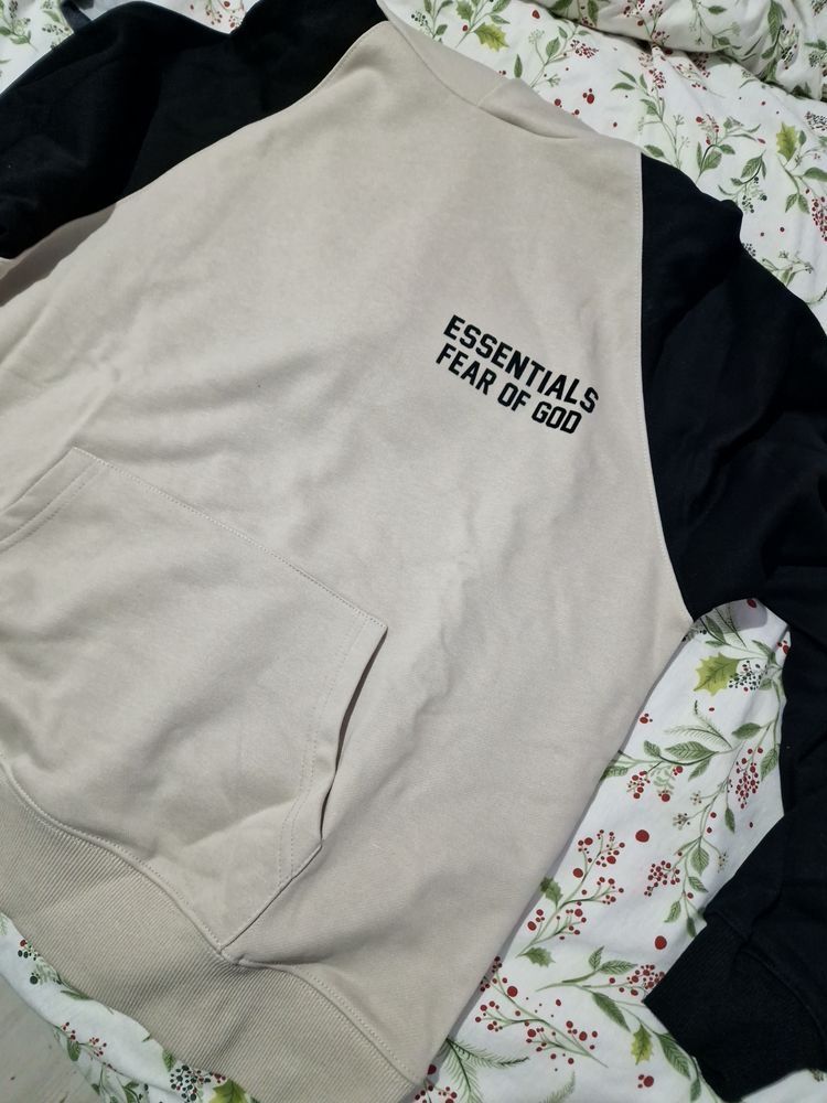 Fear of God FOG Essentials colorblock hoodie • Блуза, суитшърт