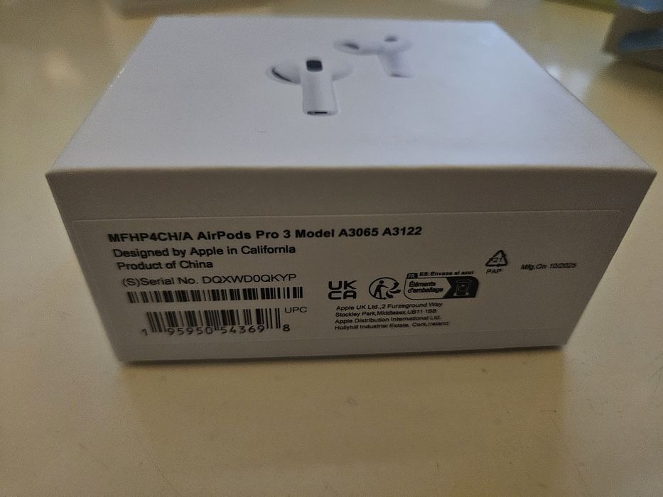 Apple AirPods Pro 3 (USB-C) – Noi, originali, doar deschiși