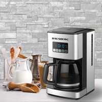 Filtru cafea Smart HAUSBERG, 1200 W, Wi-Fi, Afisaj LED, 1.8 L