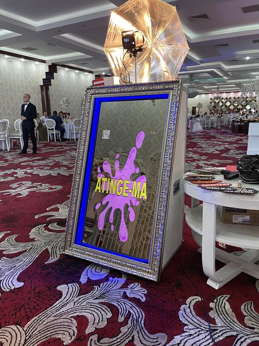 Cabina foto oglinda foto Fum greu /Platforma 360 Baloane cu fum