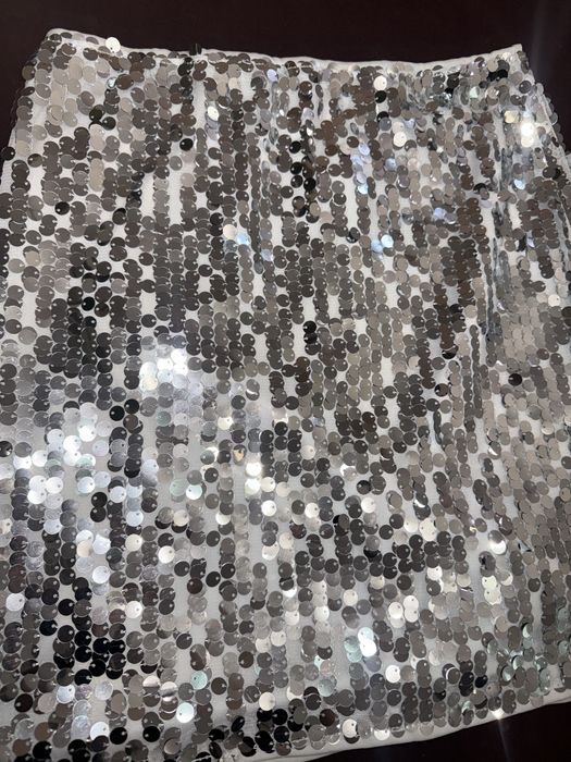 Блестяща пола с пайети shein