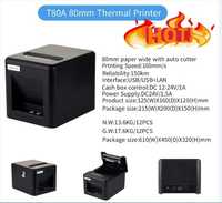 Принтер чеков Xprinter XP- T80Q USB+Lan  80мм (новый)