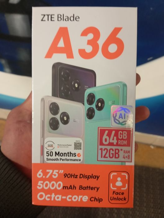 Продам ZTE A36 новый