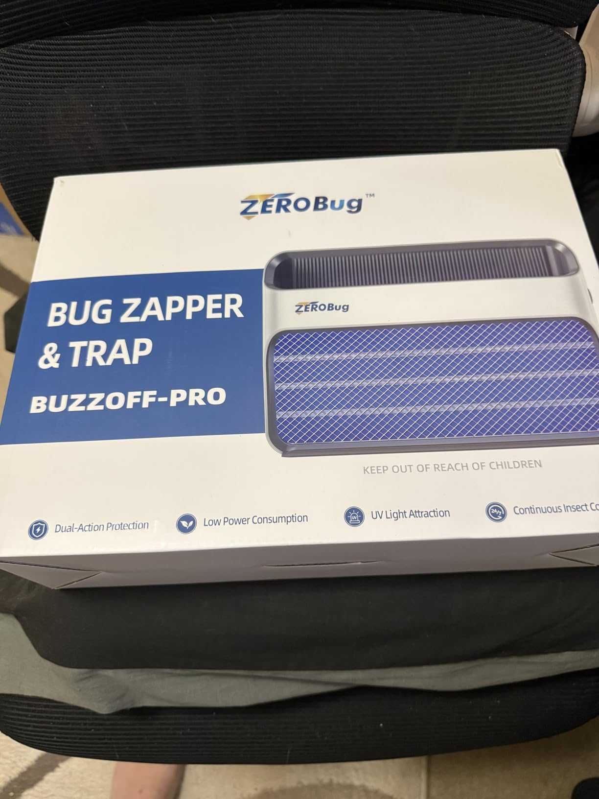 Електрически унищожител и капан за насекоми ZeroBug, USB-C, 7 капана