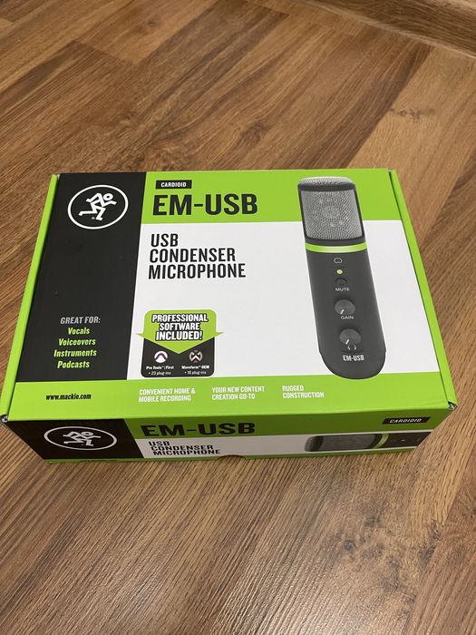 Microfon studio Mackie EM Usb