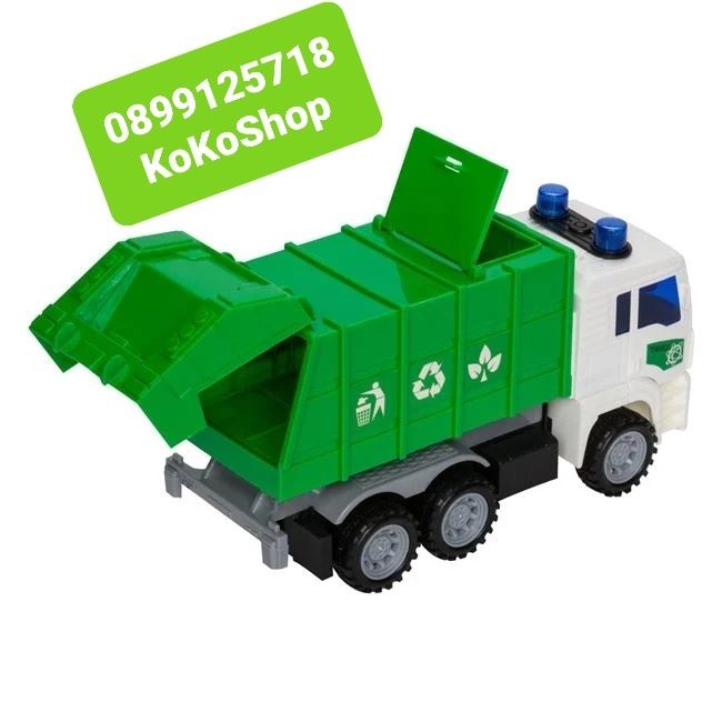 Детски боклукчийски камион със звук и светлини-27x9x12.5 см.
