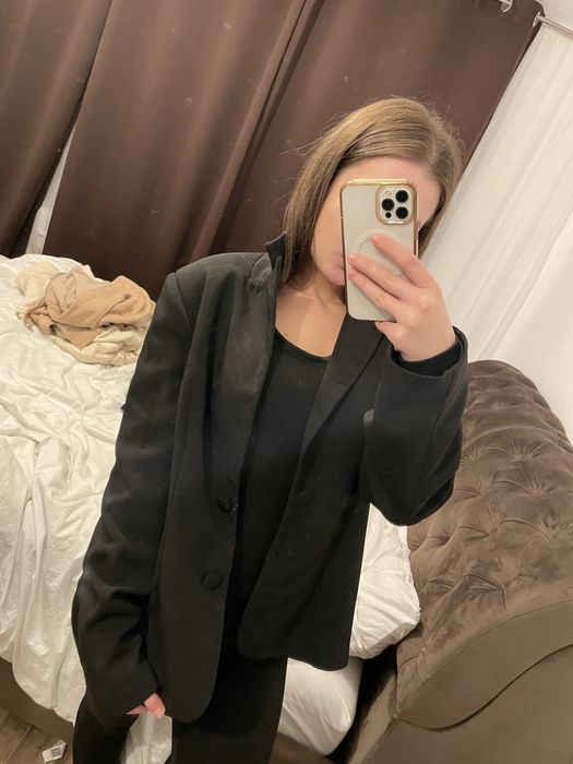Sacou negru, fabricat in romania