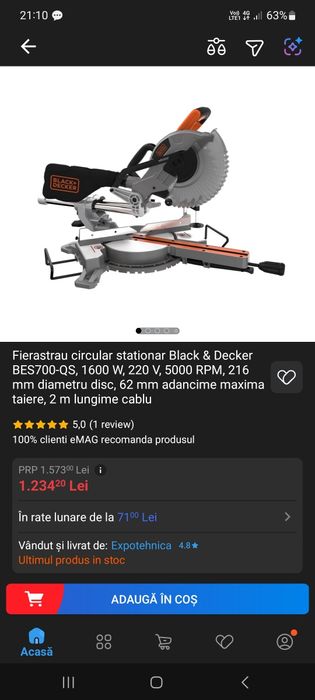 Circular Black & decker