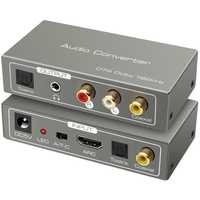 Adaptor Convertor audio HDMI ARC,192KHzDTS Dolby Toslink Coaxial optic