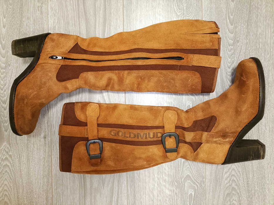 Cizme Goldmud piele naturala întoarsă