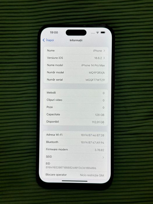 De vanzare Iphone 14 Pro Max