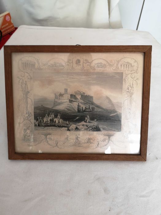 Десет Старинни 19 век Антични Колекционерски Литографии