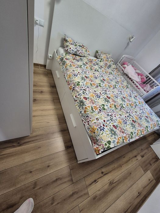 Cadru Pat ikea cu 4 sertare 160×200