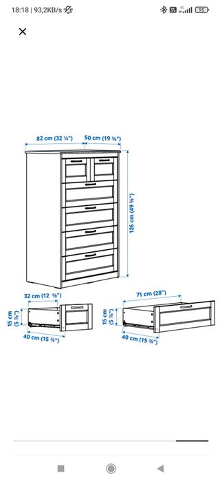 Comodă Ikea Songesand