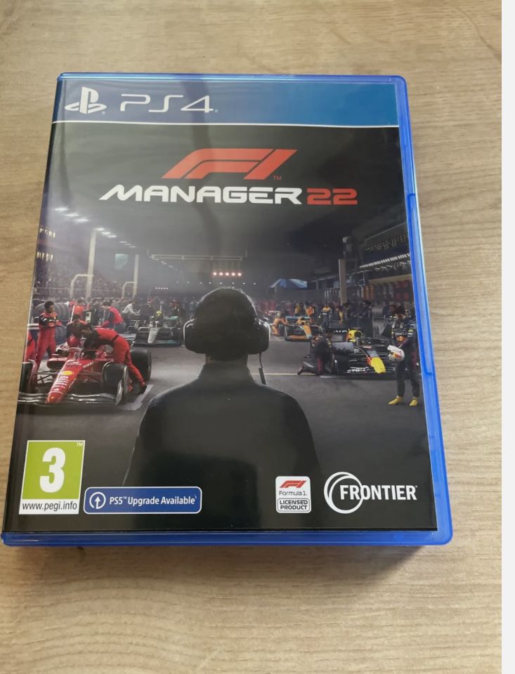 F1 manager 2022 PS4/PS5