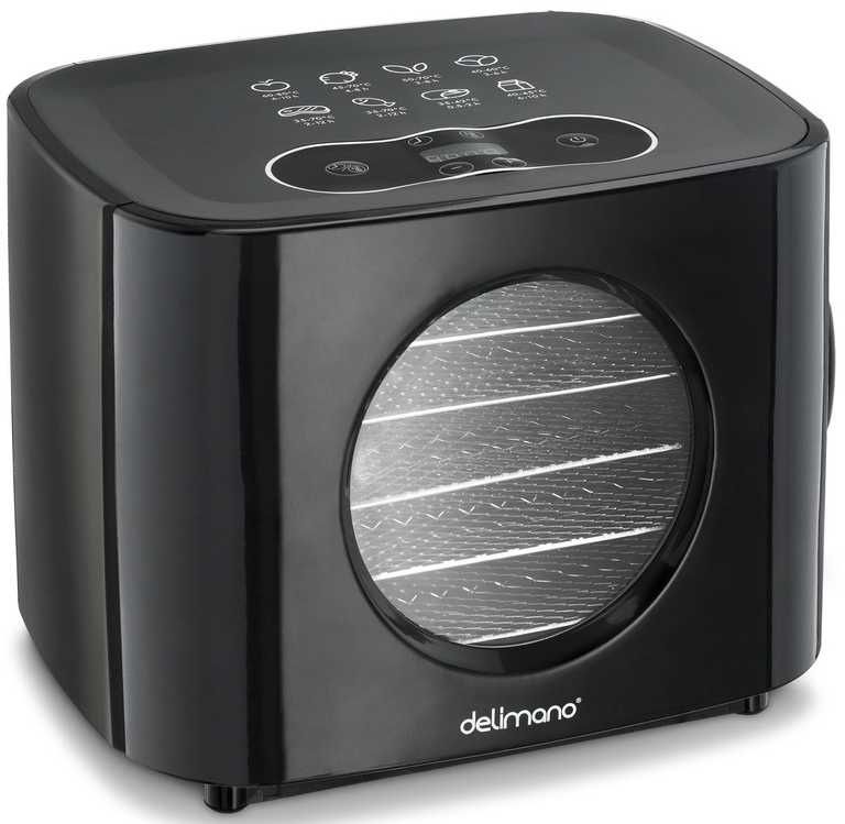 Сушилня за плодове и зеленчуци Delimano Deluxe Noir, 300 W