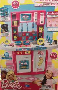 Детска кухня Голяма на Барби Barbie с печка звук и светлина 80см