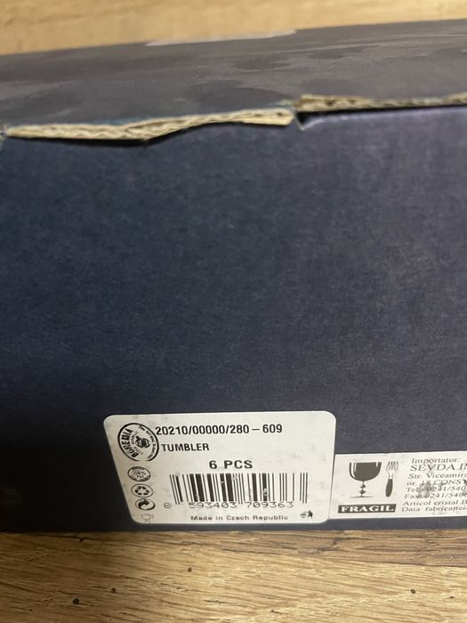 Set pahare Crystal Bohemia