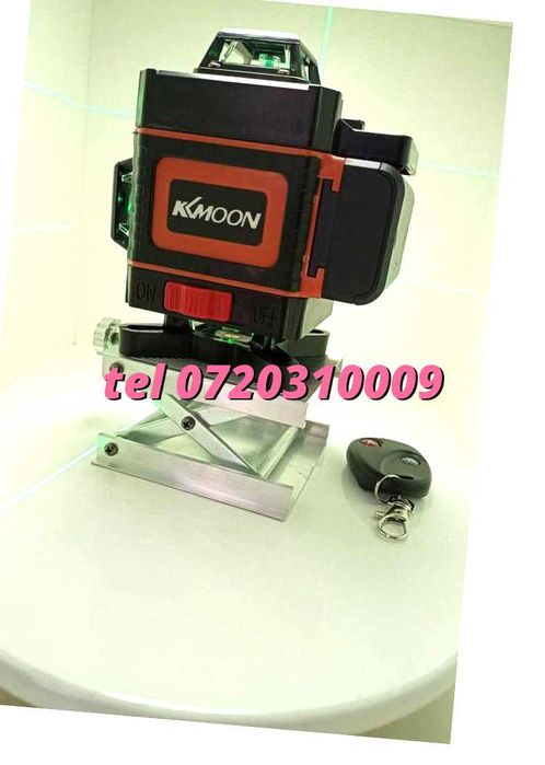 Nou  Nivela Fascicul Ldvian Profesionala Unda 4d 16 Linii Verde