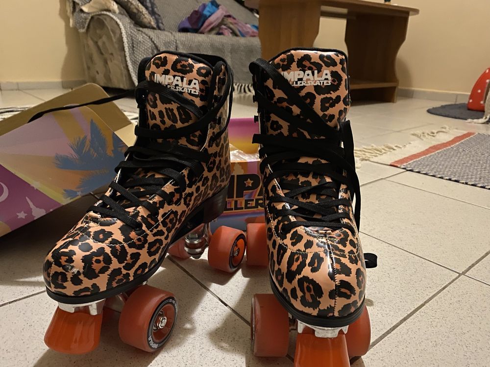 IMPALA ROLLERSKATES Leopard Quad Skates Ролкови Кънки