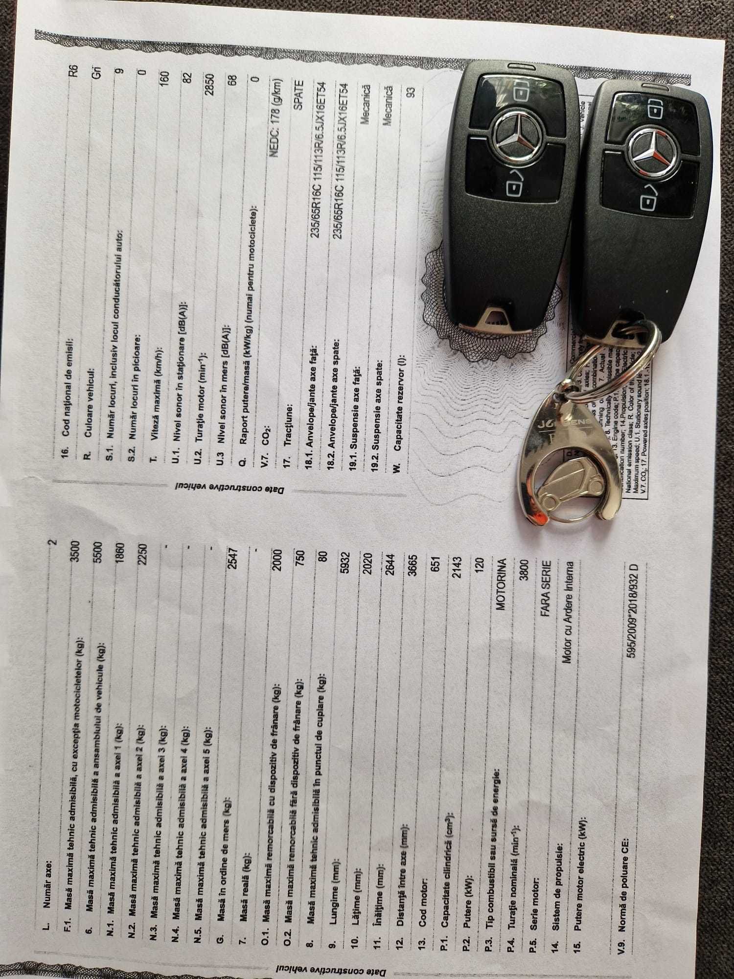 Mercedes-Benz  316 CDI | 8+1 locuri | AUTOMAT | An 2022 | Inmatriculat
