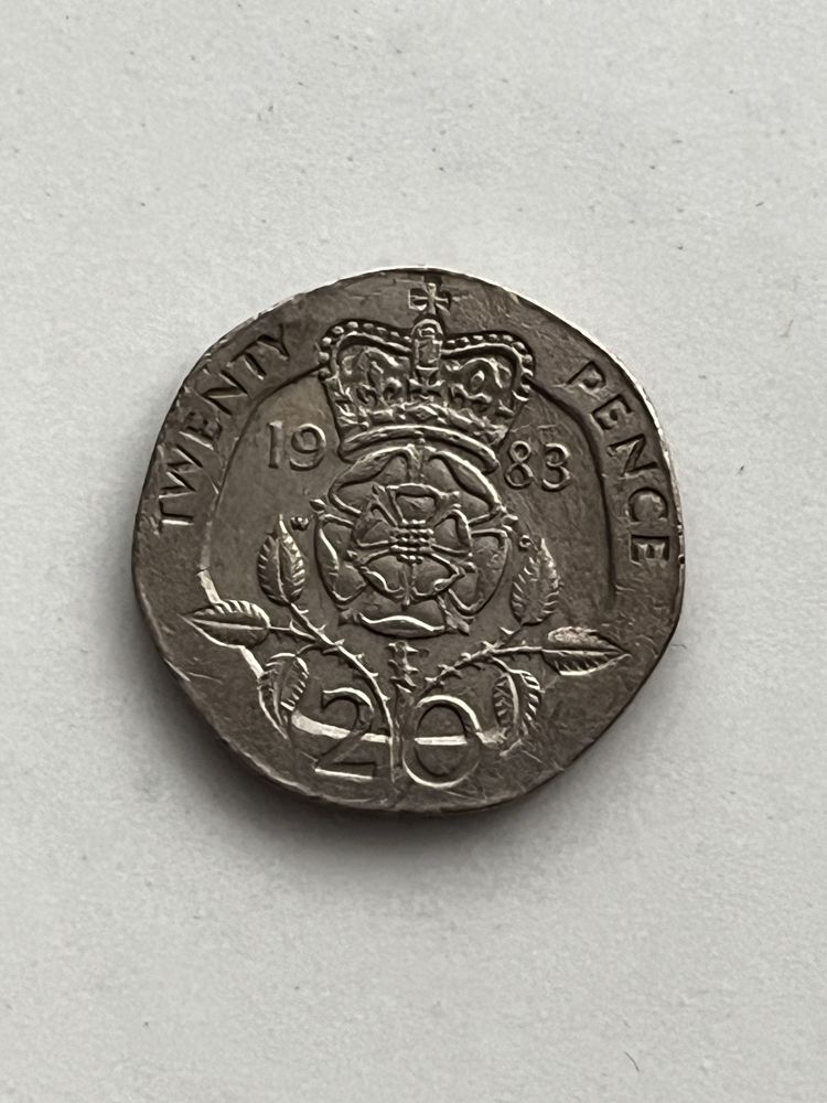 Moneda 20 pence 1983