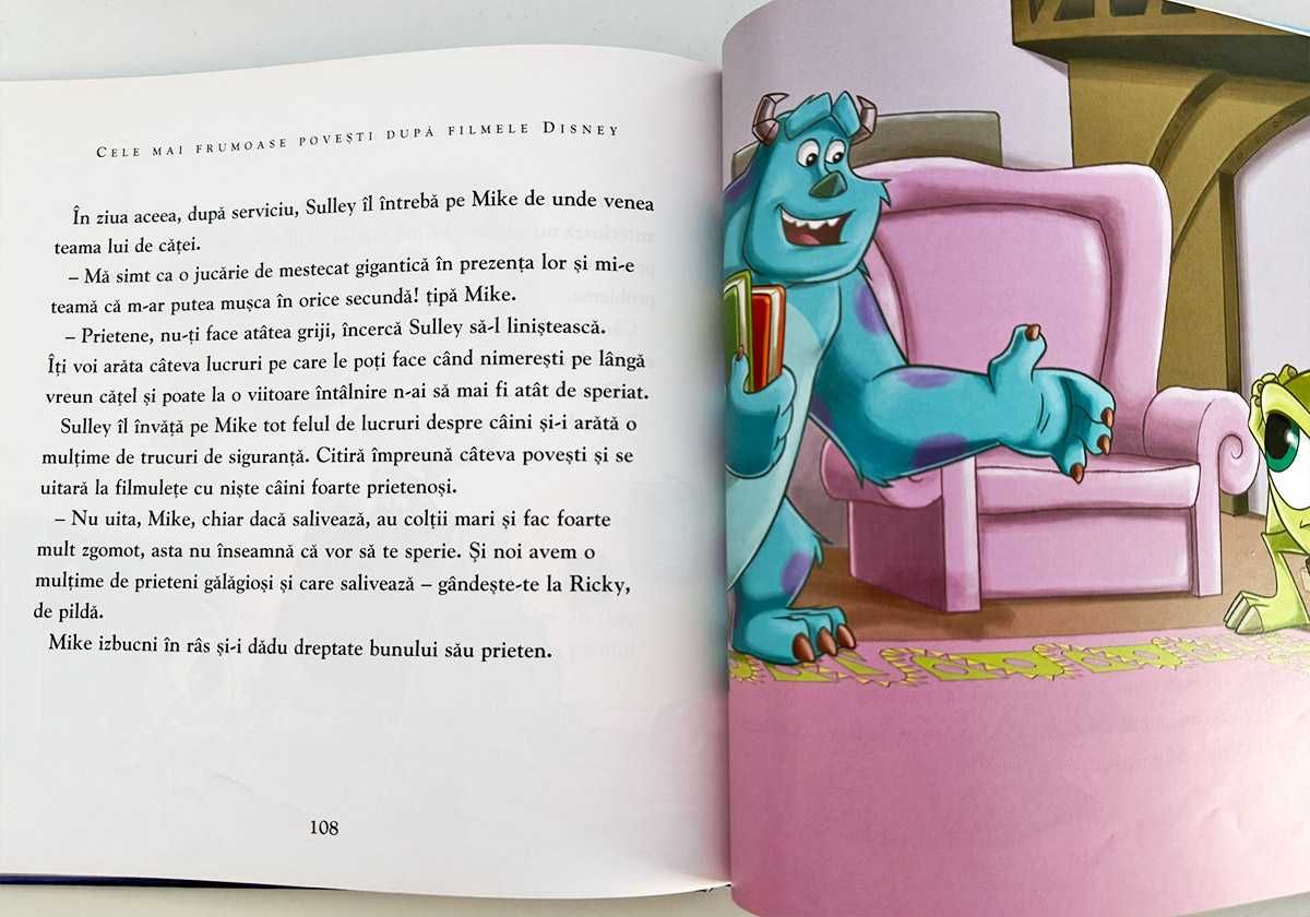 Carte de povesti pentru copii cu personajele Disney