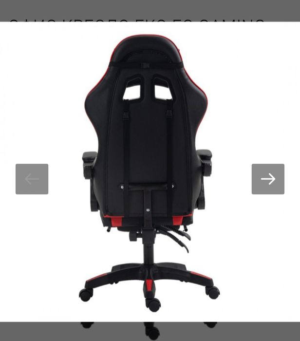 Офис стол gaming eko ec black red